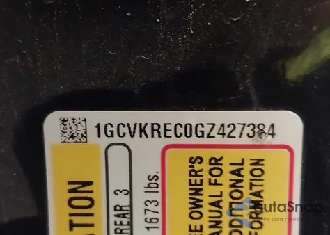 2016 Chevrolet Silverado 1500 2Lt z USA, uszkodzony, nr VIN 1GCVKREC0GZ427384